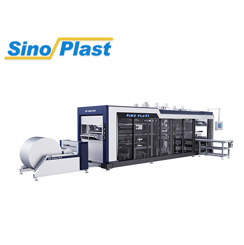 /Three Station Plastic Thermoforming Machine